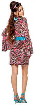 L3201711-42 kariert pink Damen Party Kostüm-Kleid Gr.42 - 1