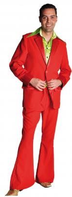 M207201-7-A rot Herren Disco Anzug-Kostüm - 0