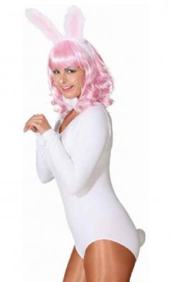 O43804 weiß Damen Bunnyset Kaninchen Hasenkostüm