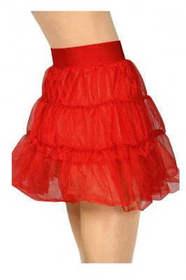 K84250842 rot Damen Petticoat kurz Unterrock - 0