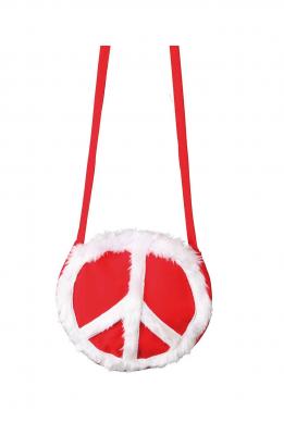 O47460 rot Damen Tasche Peace Hippie Umhängetasche
