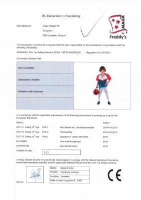 M214065-152-A blau-rot Junge Kinder American Football Kostüm Sport Uniform Gr.152 - 1