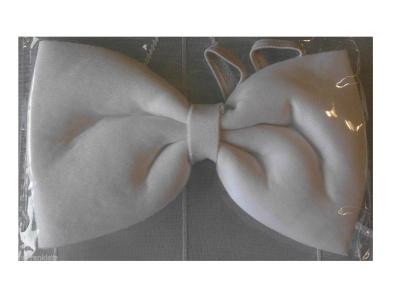 W53520-02 weiß Damen Herren Schaumstoff Fliege Party - 0