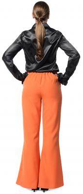 L320026A-38 orange Damen Schlaghose Discohose Hippiehose Gr.38 - 2