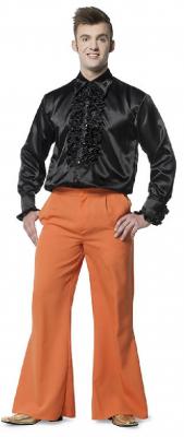 L330026A-46 orange Herren Schlaghose Discohose Hippiehose Gr.46 - 1