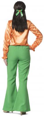 L320026D-38 grün Damen Schlaghose Discohose Hippiehose Gr.38 - 2