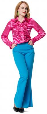 L320026E-36 türkis Damen Schlaghose Discohose Hippiehose Gr.36 - 1