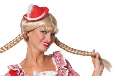 W9311-10 grün Damen Mini-Trachtenhut