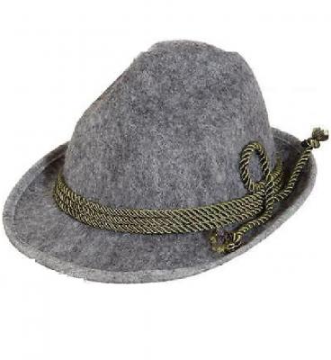 O23633 KW 59 grau Herren Trachten-Bayerhut - 1