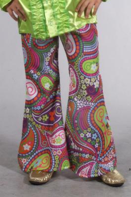 M207027-110-116-A Kinder Hippie-Party Hose Schlaghose Gr.116 - 0