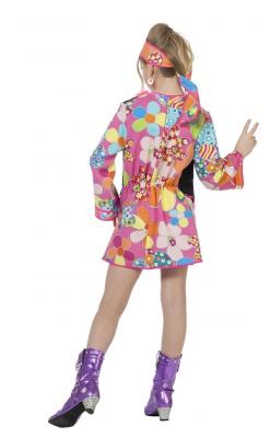 W3562-116 bunt Kinder Hippie Mädchen Disco Girl Gr.116 - 2
