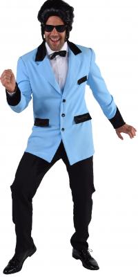 M216229-16-XL türkis Herren Sakko-Jacket Discojackett Gr.XL - 1