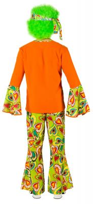 O7229-48-50 Herren Hippy Kostüm Hippyanzug Gr.48-50 - 2