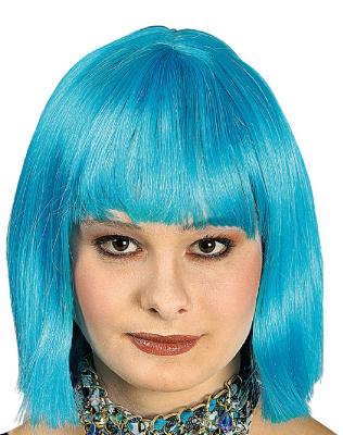 K11273210 türkis Damen Perücke Coco für Meerjungfraukostüm