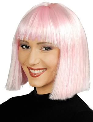 K11273207 rose Damen Perücke Coco für Partykostüm