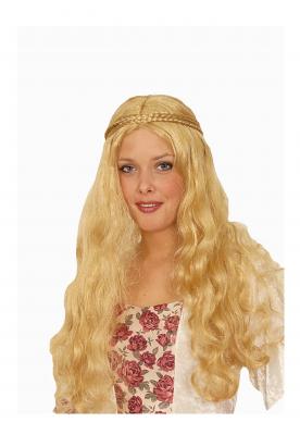 K11275215 blond Damen Mittelalter Perücke Edelfrau
