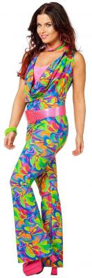 L3202094-36 Damen Hippie Overall-Kostüm Gr.36 - 1