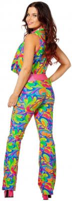 L3202094-40 Damen Hippie Overall-Kostüm Gr.40 - 2
