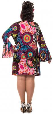 L3201710-34 Damen Hippie Kleid-Hippykleid Gr.34 - 5
