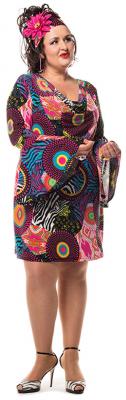 L3201710-36 Damen Hippie Kleid-Hippykleid Gr.36 - 4