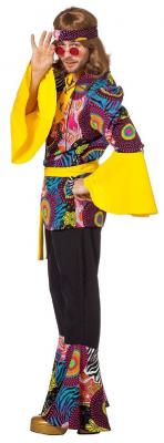 L3301700-56 Herren Hippykostüm Hippiekostüm Gr.56 - 1