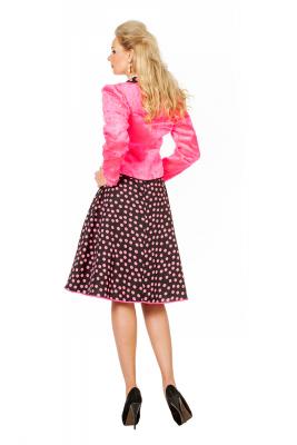 W4822B-48 pink Damen Plüschjacke Kurzjacke Gr.48 - 2