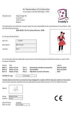 M212007-98 rot-schwarz Kinder Mickymaus Mauskostüm Gr.98 - 1