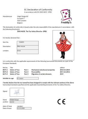 M216001-74 rot-weiß Baby Kleinkinder Mauskleid Minnymauskostüm Gr.74 - 1