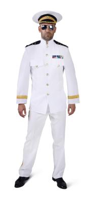 M203206-XL weiß Herren Offizierskostüm Marineanzug Gr.XL - 1