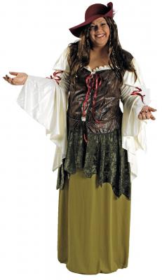 K31250603-44-46 Damen Maid Marian Robin Hood Kostüm Gr.44-46 - 1