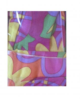 K84250719 bunt Damen 70er Jahre Hippie Strumpfhose - 0