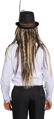 B54501/O22947 schwarz Herren Steampunk Hut Barock Zylinder - 3