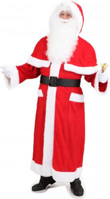 O21202  Herren Weihnachtsmann-Mantel mit Pelerine - 0