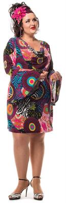 L3201710 Damen Hippie Kleid-Hippykleid - 0