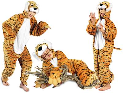 K332552/T2882/T2903 Tiger Kostüm Overall - 0