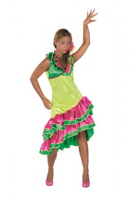 L3100770 Kinder Flamenco Kostüm Karibienkleid Mädchen - 1