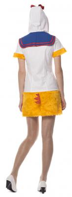 L3202010-A gelb-weiß Damen Marine Ente Entenkleid - 1