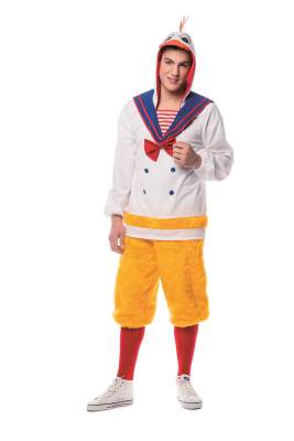 L3302000-A gelb-weiß Herren Marine Ente Entenanzug - 0