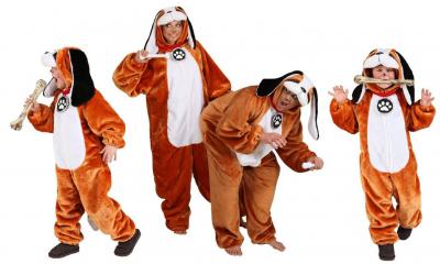 O5230 Kinder Bernhardiner Kostüm Hund Welpe - 3