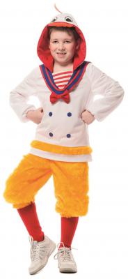 L3102000-A Gelb-weiß Kinder Donald Duck Entenkostüm - 0