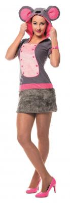 L3200440 Damen Maus Kostüm-Kleid - 0