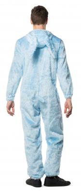 L3300056 Hase hellblau Hasen-Overall Hasen-Kostüm Plüsch - 1