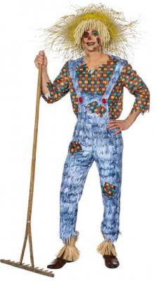 O7754 Herren Vogelscheuche Zauberer von Os Oz Kostüm - 0