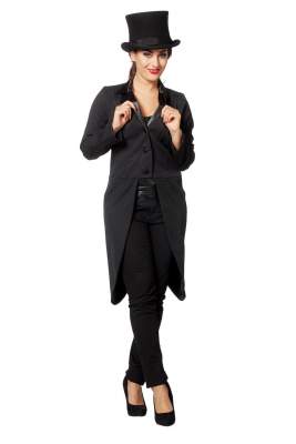 L3300150 Herren Frack schwarz Kostüm - 2