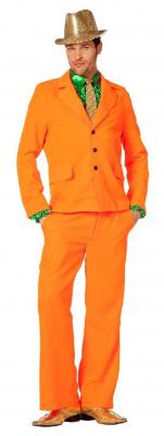 L3300312 orange Herren Anzug 70er 80er Jahre
