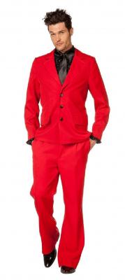 L3300313 rot Herren Anzug 70er 80er Jahre - 0