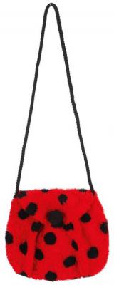 O41162 Käfer Marienkäfer Plüsch umhänge Tasche