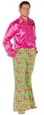 L330034B-A Herren Schlaghose bunt Discohose