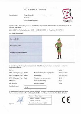 M212011 Mädchen Kinder Robin Hood Jäger grün Kostüm - 2