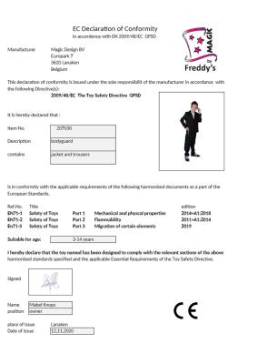 M207030 schwarz Kinder Junge Bodyguardkostüm Bodyguardanzug - 2